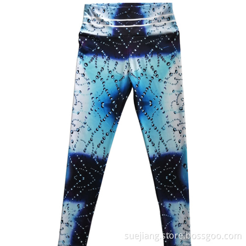 High Waist Printing Spandex Custom Yoga Pants Leggings